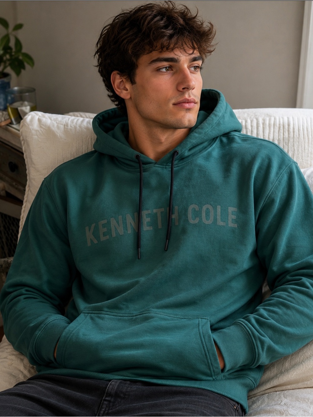 1268. Kenneth Cole Green‎ Pullover